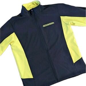 OREGON DUCKS Drift Creek Jacket Mens Large U of O Yellow Black College Fan